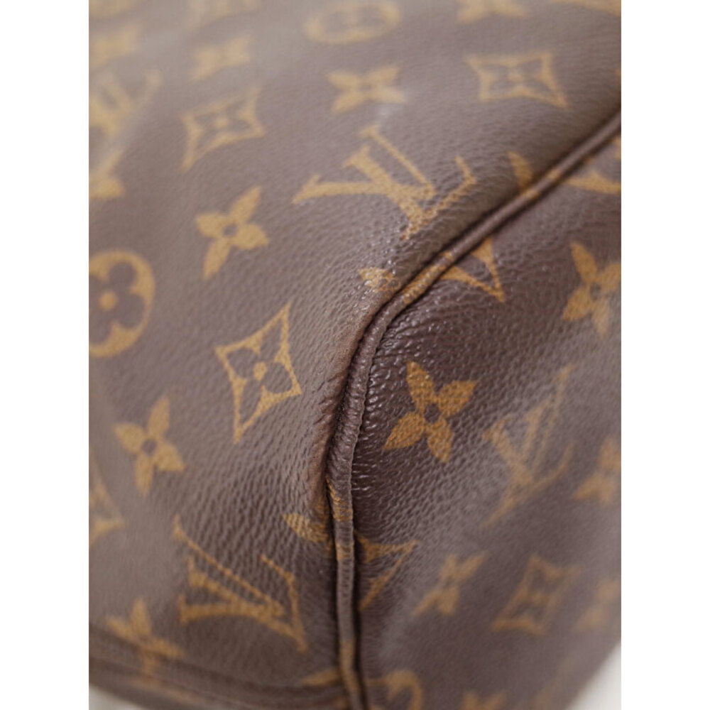 Louis Vuitton Monogram Leather Brown Neverfull Tote Bag - Picture 7 of 8